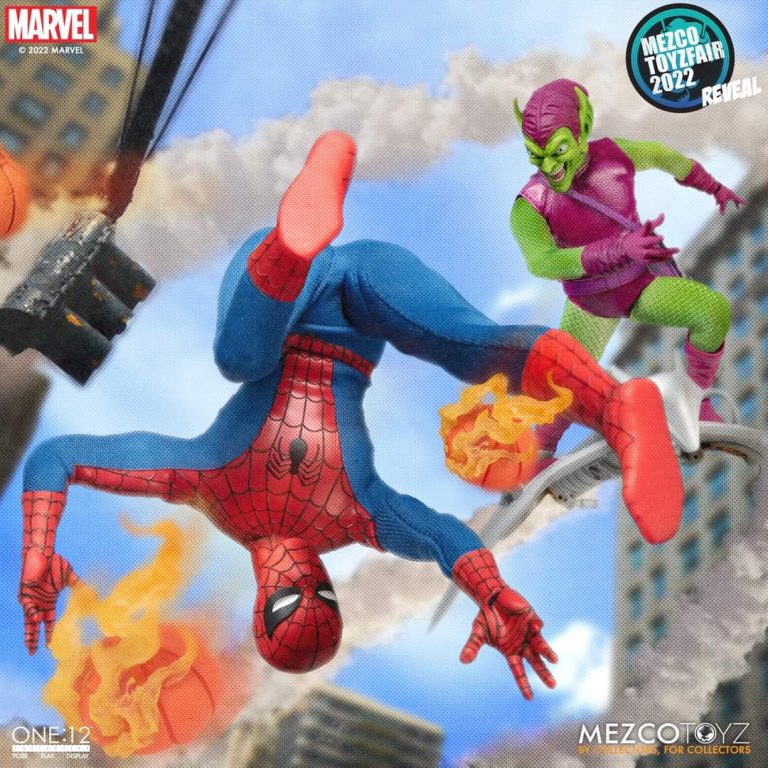 Mezco ONE:12 Spider-Man y Duende Verde revelados