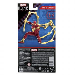 Caja trasera Marvel Legends Iron Spider
