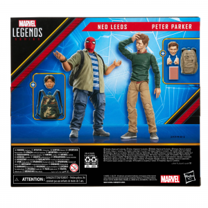 Caja trasera Marvel Legends Ned Leeds and Peter Parker