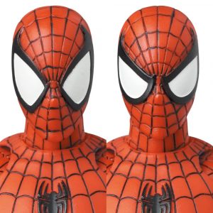 Mafex Spider-Man face comparisson